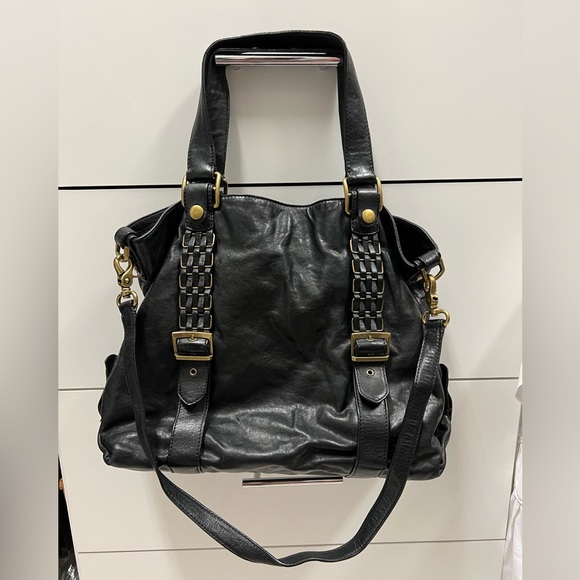 Kooba Large Black Leather Hobo Bag - Picture 2 of 15